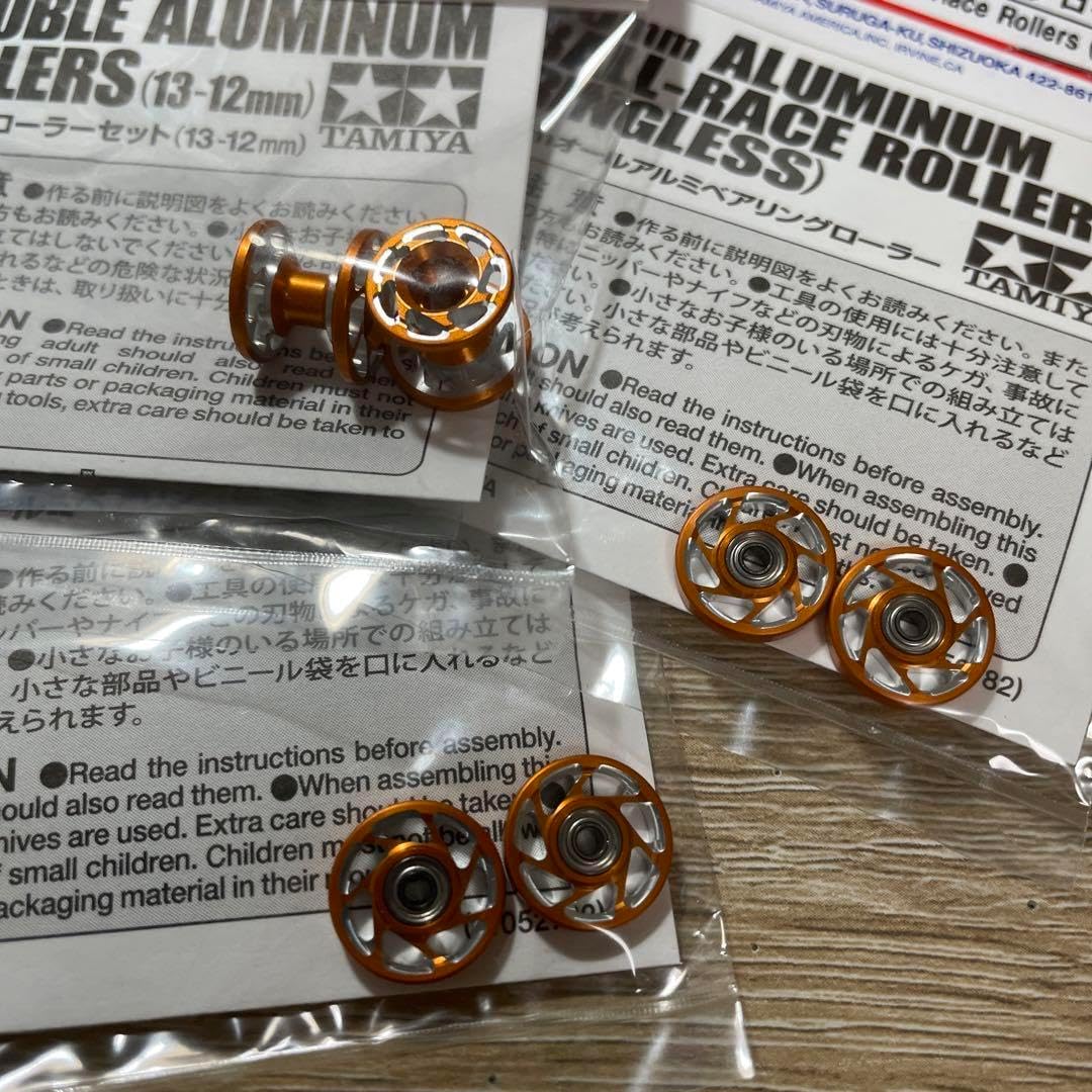 ミニ四駆 マシニングローラー黒オレンジ ミニ四駆 マシニングローラーオレンジ 通販